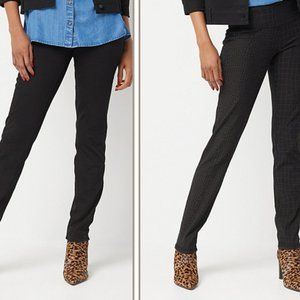 NWT Tummy Control Reversible Ankle Jeans